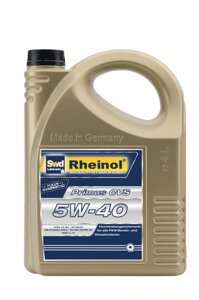 SwdRheinol Primus CVS 5W-40 Синтетическое моторное масло 4 литра