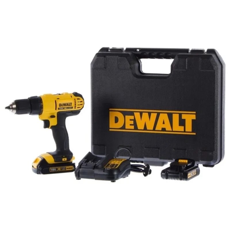 Аккумуляторная дрель-шуруповерт DeWALT "XR" 18V Li-ion DCD771S2-QW от компании МИР ДОМА - фото 1