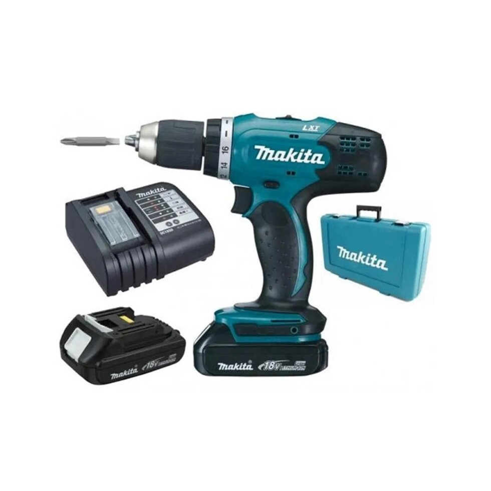 Аккумуляторная дрель-шуруповёрт Makita DDF453SYE от компании МИР ДОМА - фото 1