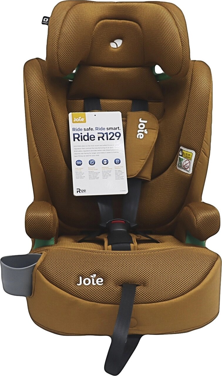 Автокресло Joie Elevate R129 с 9 мес. до 12 лет, yellow от компании МИР ДОМА - фото 1