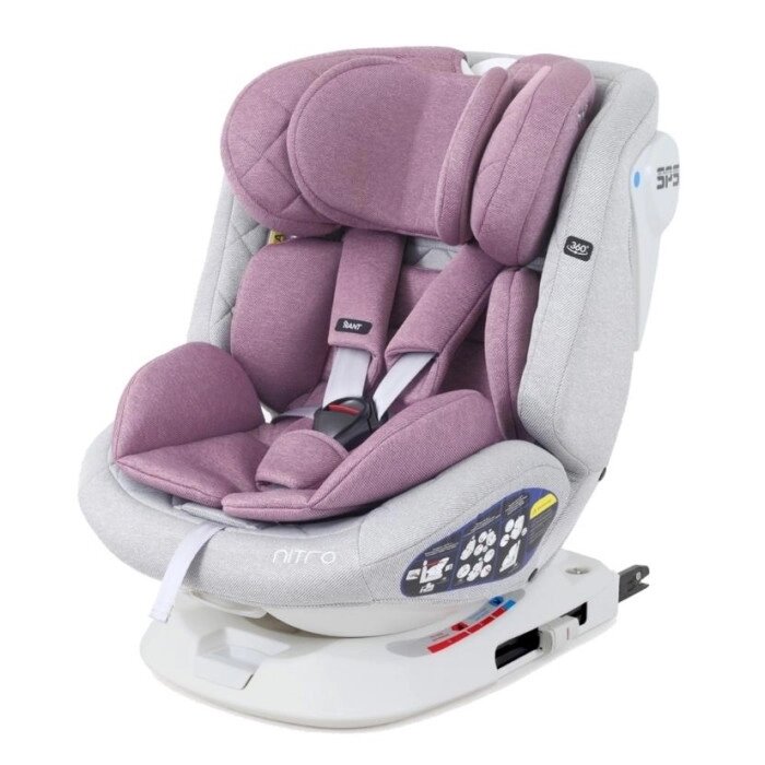 Автокресло Rant Nitro Isofix (0-12 лет), розовый от компании МИР ДОМА - фото 1