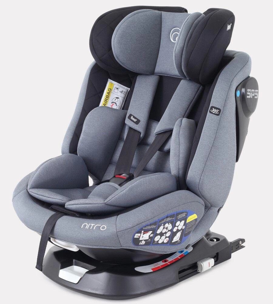 Автокресло Rant Nitro Isofix (0-12 лет), серый от компании МИР ДОМА - фото 1