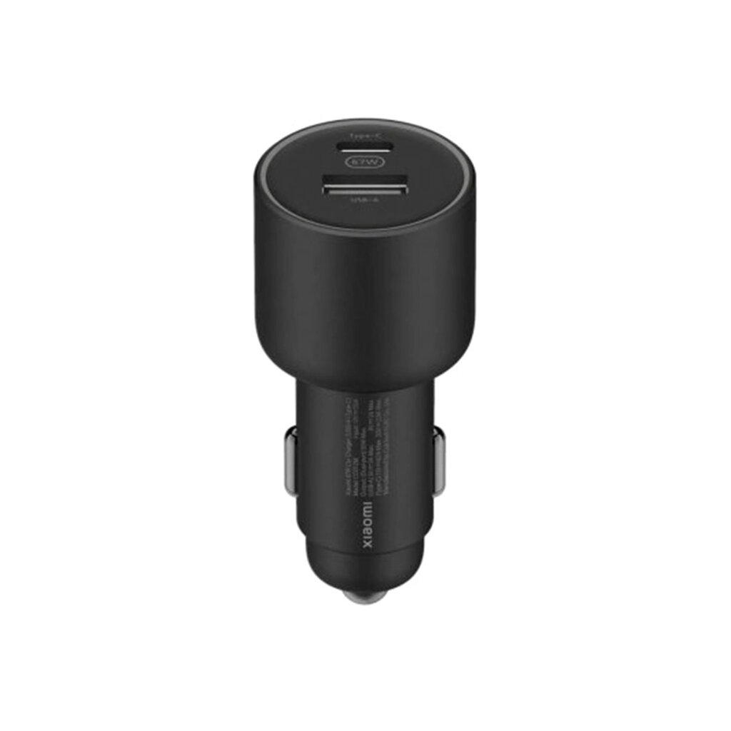 Автомобильное зарядное устройство Xiaomi 67W Car Charger (USB-A + Type-C) от компании МИР ДОМА - фото 1