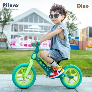 Беговел Pituso Dino с 3-х лет, зеленый