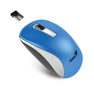 Беспроводная компьютерная мышь Genius NX-7010 WH+Blue