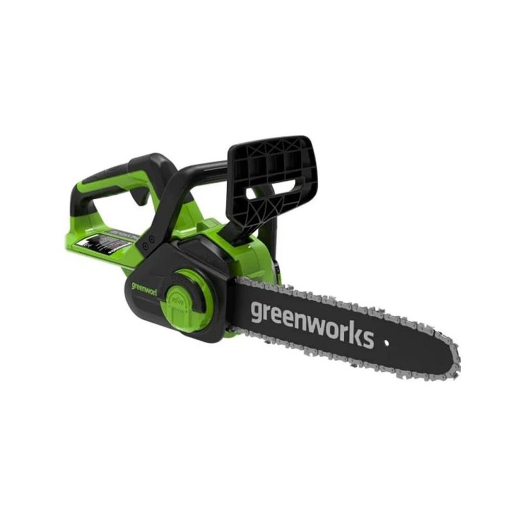 Цепная пила аккумуляторная Greenworks G24CS25K4 24V 25см c АКБ 4Ач и ЗУ от компании МИР ДОМА - фото 1