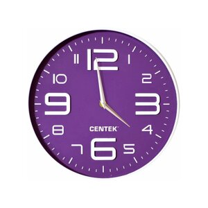 Часы настенные Centek СТ-7101 фиолет