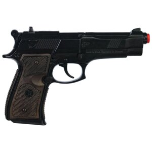 Gonher: полицейский пистолет черный металл