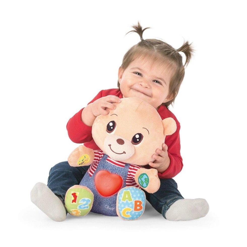 Говорящий мишка Teddy Emotion рус./англ. 6м+ (Chicco, Италия) от компании МИР ДОМА - фото 1