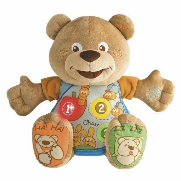 Говорящий мишка Teddy рус./англ. 6м+ (Chicco, Италия) от компании МИР ДОМА - фото 1