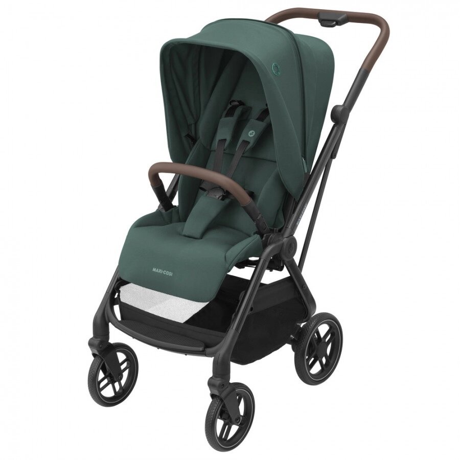 Коляска Leona Essential Green зеленый (большие колеса) (Maxi-Cosi, Нидерланды) от компании МИР ДОМА - фото 1