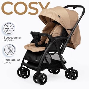 Коляска Tomix COSY V3 с перекидной ручкой, бежевый