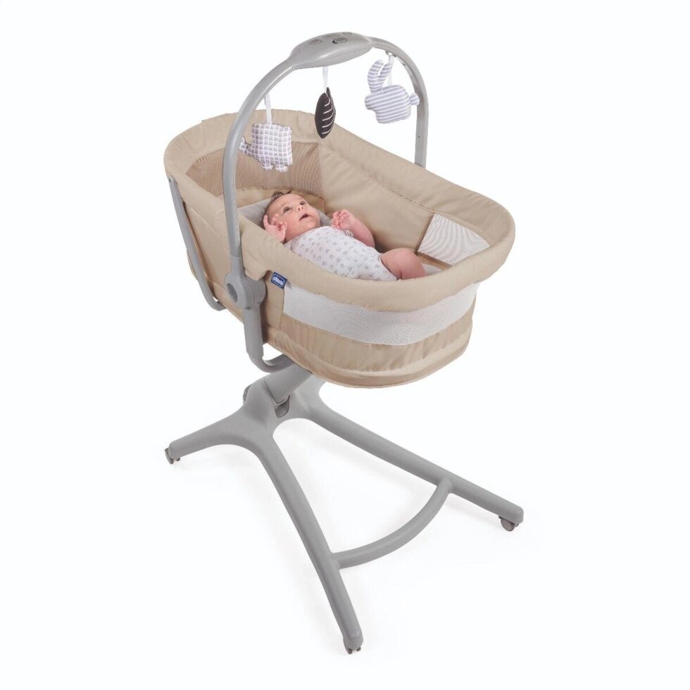 Колыбель-стульчик Baby Hug 4в1 Beige (Chicco, Италия) от компании МИР ДОМА - фото 1