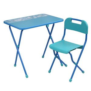 Комплект детской мебели «Алина 2», голубой Ника