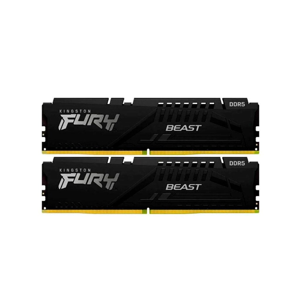 Комплект модулей памяти Kingston FURY Beast KF560C40BBAK2-32 (Kit 2x16GB) 6000MHz (DDR5) от компании МИР ДОМА - фото 1