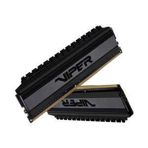 Комплект модулей памяти Patriot Viper 4 Blackout PVB48G320C6K DDR4 8GB (Kit 2x4GB) 3200MHz