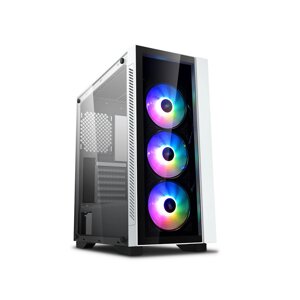 Компьютерный корпус deepcool matrexx 55 V3 ADD-RGB WH 3F без б/п