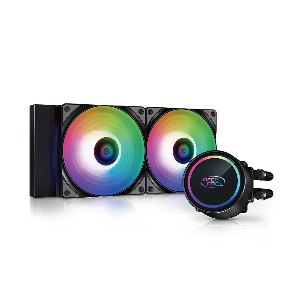 Кулер с водяным охлаждением Deepcool GAMMAXX L240 A-RGB от компании МИР ДОМА - фото 1