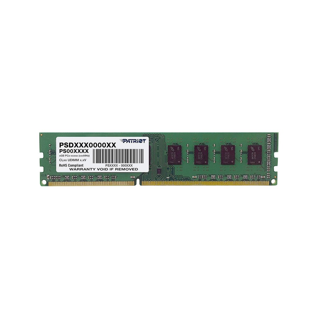 Модуль памяти Patriot Signature PSD34G16002 DDR3 4GB от компании МИР ДОМА - фото 1