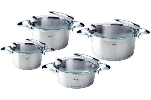 Набор кастрюль 4пр. Solea 016 120 04 000 (Fissler, Германия) от компании МИР ДОМА - фото 1