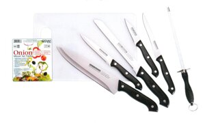 Набор кухонных ножей с пластиковой доской 7 пр. Onion"SSW Berlin, Германия)