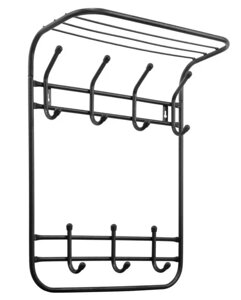 Вешалка настенная "Комфорт 7", черный (Исток, Россия)