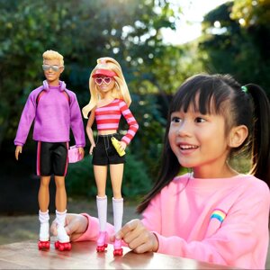 Barbie: Core Dolls. Набор Кен и Барби на роликах