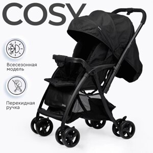 Коляска Tomix COSY V3 с перекидной ручкой, черный