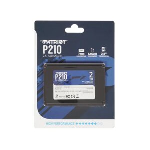 Твердотельный накопитель SSD Patriot P210S2TB25 2TB SATA3 2,5"