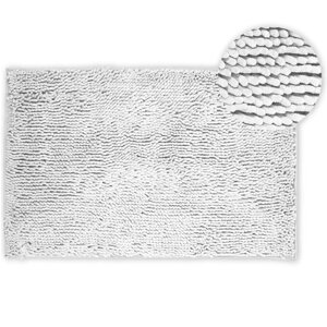 Коврик для ванной, микрофибра белый 50*80 (Аквалиния, Россия)
