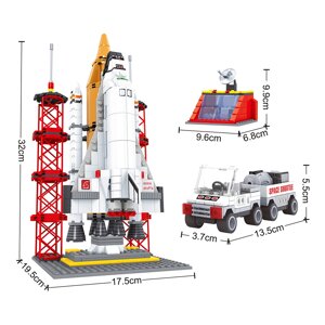 Игровой конструктор Keyixing 25806 КОСМОС (570 дет.)