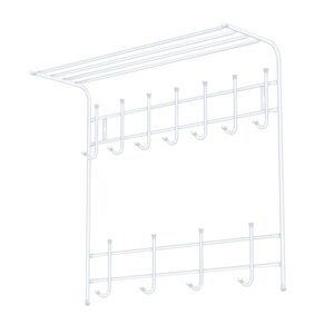 Вешалка настенная ВПТ11, матовый белый