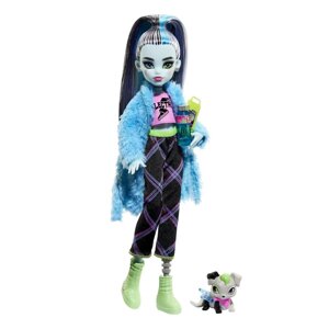 Monster High: Creepover Party. Модельная кукла Фрэнки Штейн с акс.