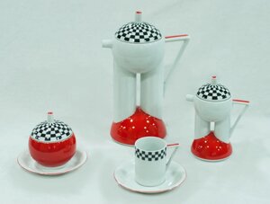 Сервиз кофейный 6 персон 15 предм DUO (Thun, Чехия)