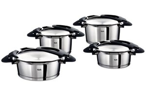 Набор кастрюль 4пр. Intensa black (Fissler, Германия)