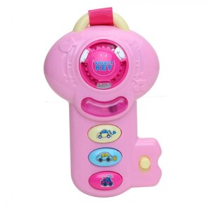 Pituso: Развивающая игрушка Музыкальный ключ (свет, звук) (розовый)