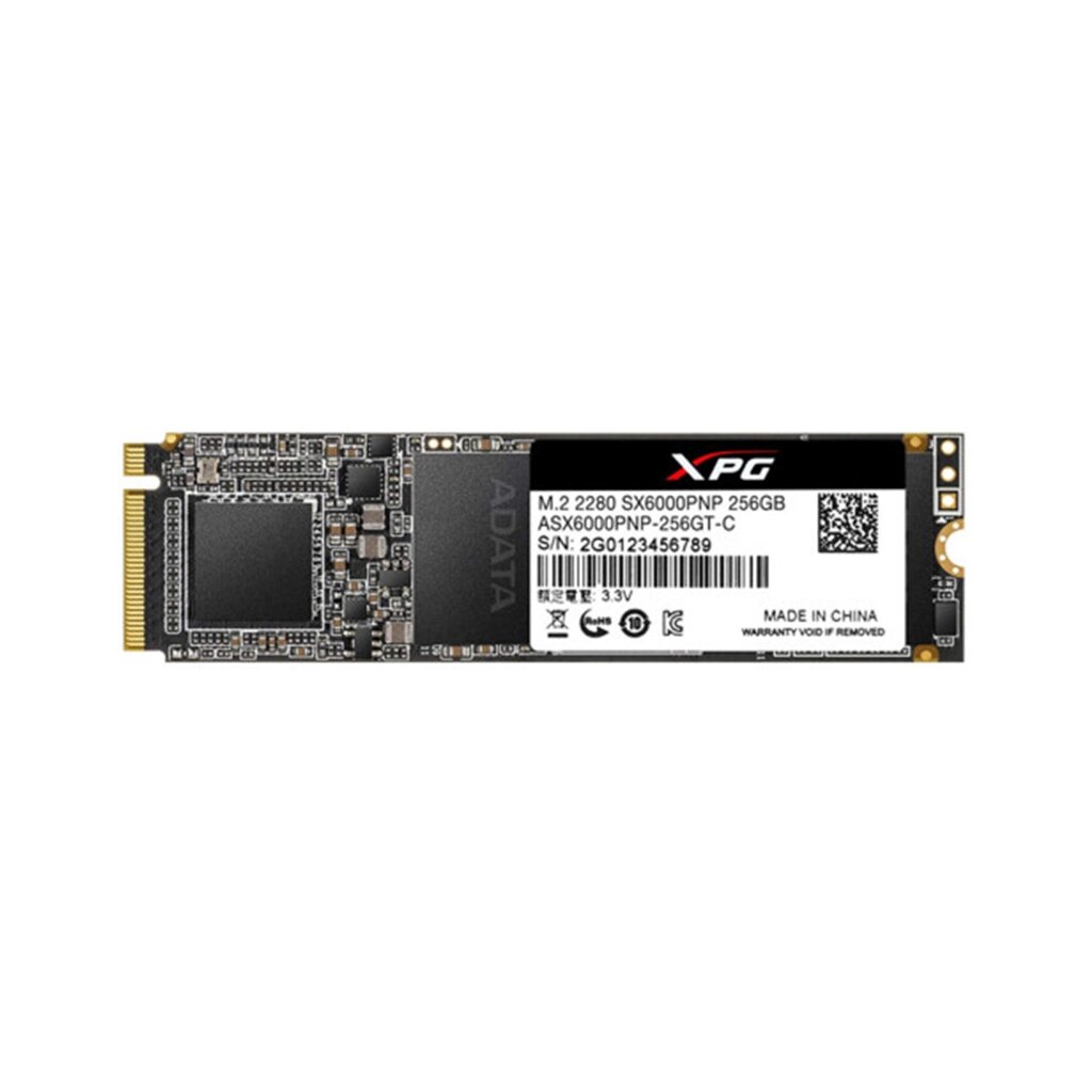 Твердотельный накопитель SSD ADATA XPG SX6000PNP 256GB M. 2 от компании МИР ДОМА - фото 1