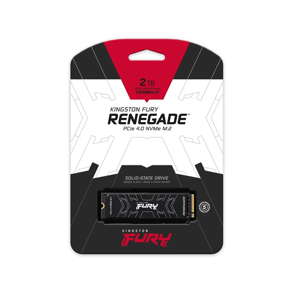 Твердотельный накопитель SSD Kingston FURY Renegade SFYRD/2000G M. 2 NVMe PCIe 4.0 от компании МИР ДОМА - фото 1