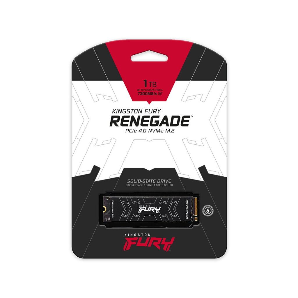 Твердотельный накопитель SSD Kingston FURY Renegade SFYRS/1000G M. 2 NVMe PCIe 4.0 от компании МИР ДОМА - фото 1