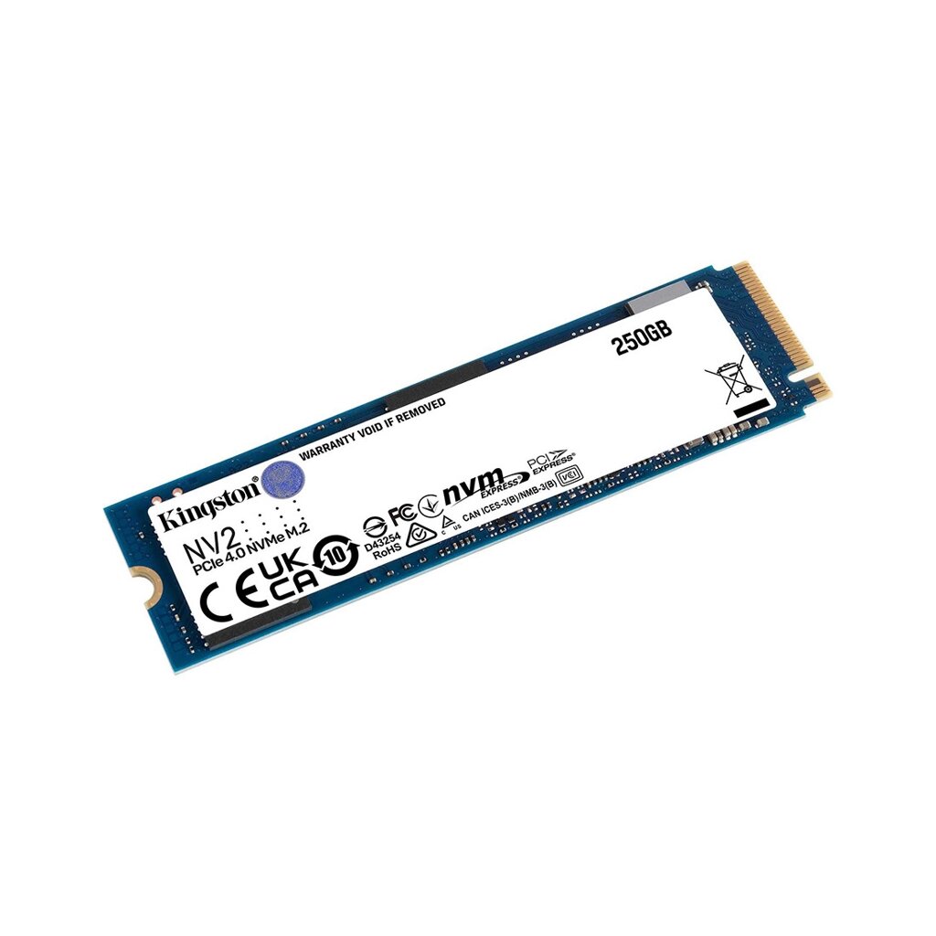 Твердотельный накопитель SSD Kingston NV2 SNV2S/250G M. 2 NVMe PCIe 3.0x4 от компании МИР ДОМА - фото 1