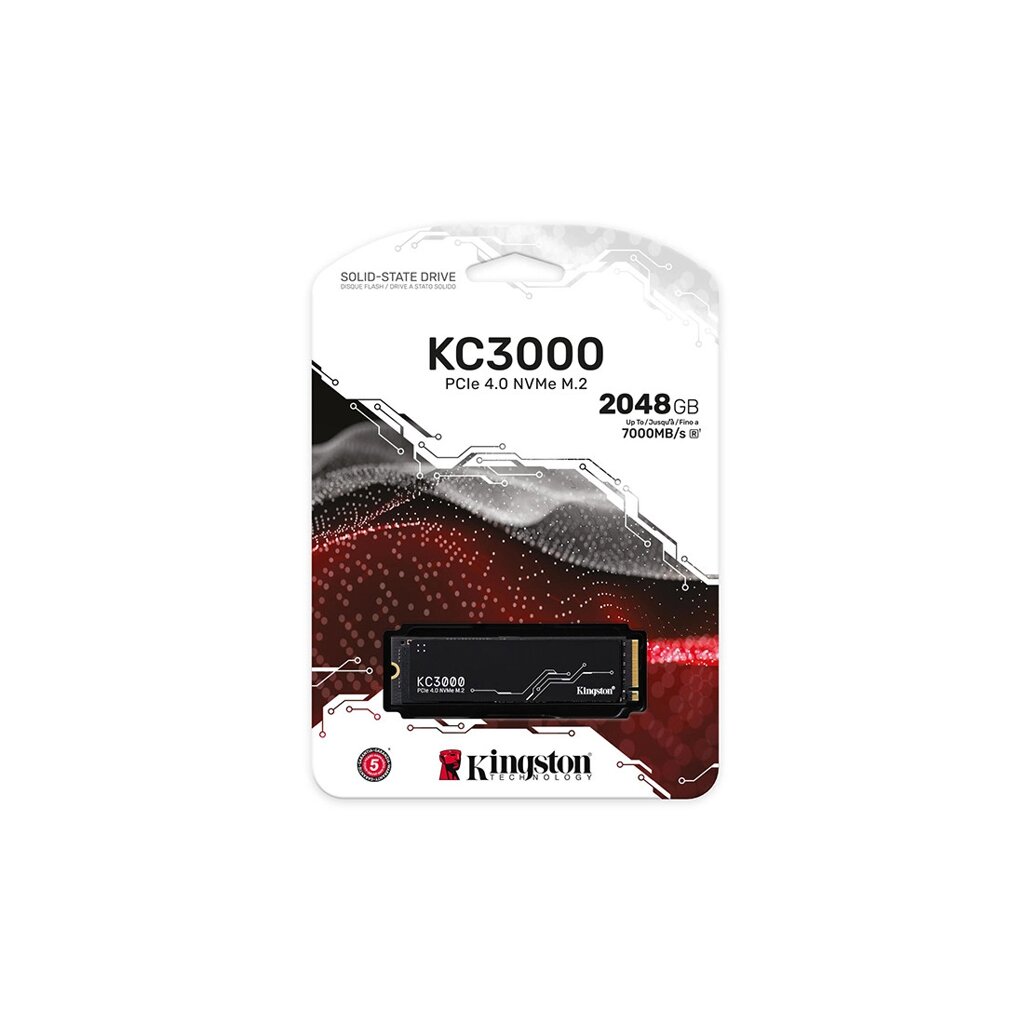 Твердотельный накопитель SSD Kingston SKC3000D/2048G M. 2 NVMe PCIe 4.0 от компании МИР ДОМА - фото 1