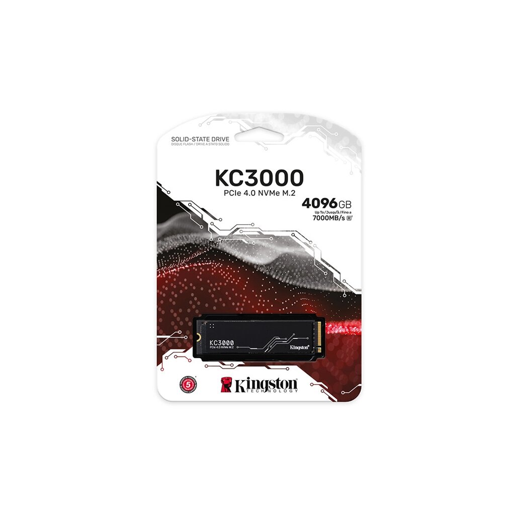 Твердотельный накопитель SSD Kingston SKC3000D/4096G M. 2 NVMe PCIe 4.0 от компании МИР ДОМА - фото 1