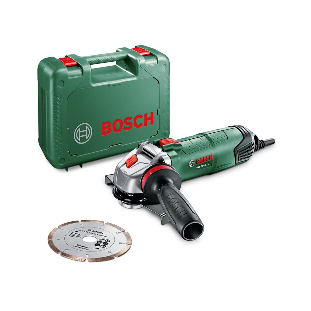 Угловая шлифмашина BOSCH PWS 850-125 от компании МИР ДОМА - фото 1