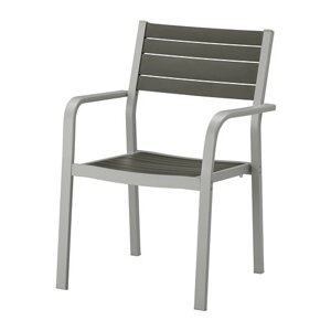Кресло cадовое шэлланд темно-серый икеа, IKEA