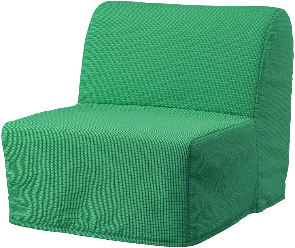 Кресло-кровать ЛИКСЕЛЕ/МУРБО ярко-зеленый 188х80 см ИКЕА, IKEA от компании "IDEA HOUSE" - служба доставки мебели и товаров - фото 1