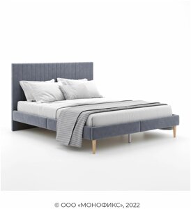 Кровать Амма серый 160х200 см