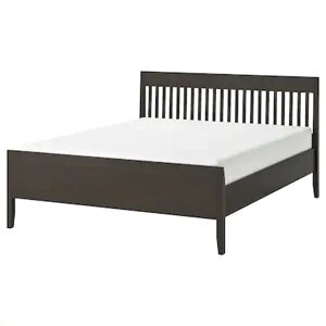 Кровать ИДАНЭС темно-коричневый Лонсет 160x200 см ИКЕА, IKEA