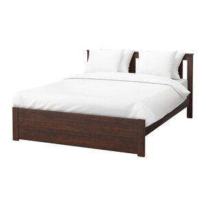 Кровать каркас сонгесанд коричневый 160х200 лурой икеа, IKEA