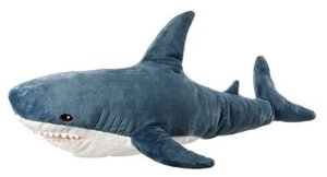 Мягкая игрушка акула синяя 140см