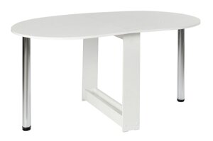 Стол раскладной Стол СП-12, Белый матовый 86(154,8)х74х90 см
